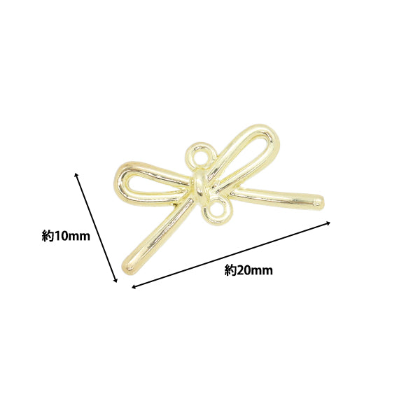 Matériel accessoire "Charme joint minceRuban 2 pièces Gold AP24077"