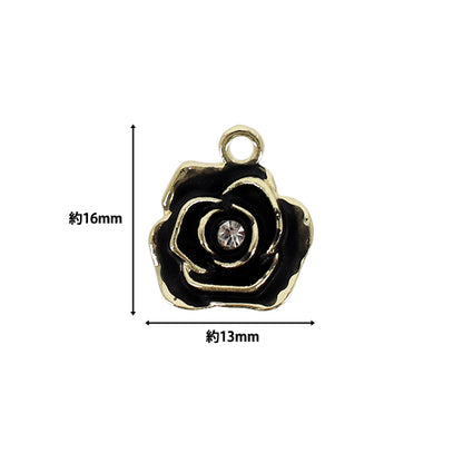 materiale accessorio "Epo Charm Rosa 2 Pezzi Nero APC25108”