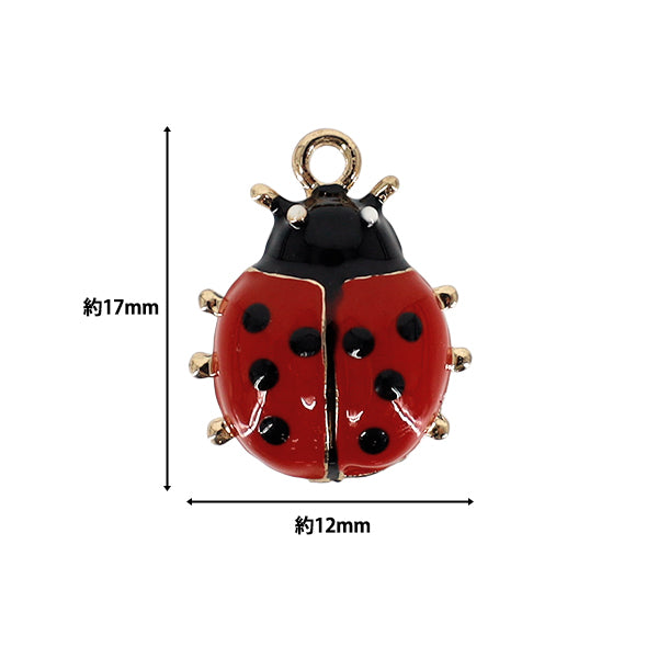 materiale accessorio "Epo Charm Coccinella APC25695”
