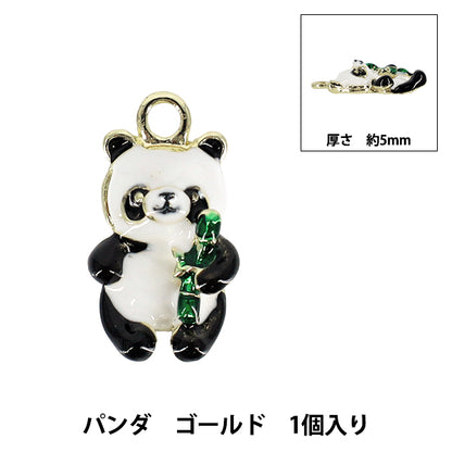 materiale accessorio "Epo Charm Panda Oro APC25711”