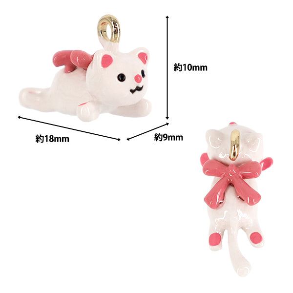 materiale accessorio "Ciondolo Epo Gatto Rosa APC25714”