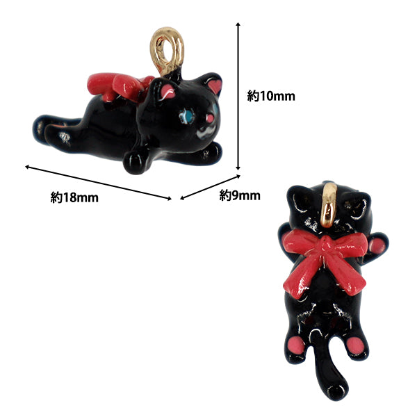 materiale accessorio "Ciondolo Epo Gatto Nero APC25714”