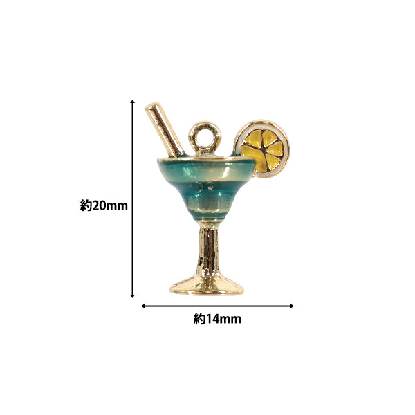 material accesorio "Epo Charm Cóctel Azul APC25668”