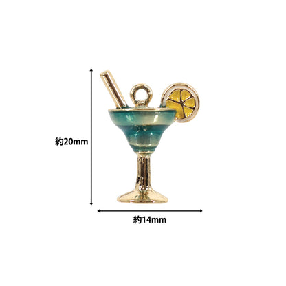 material accesorio "Epo Charm Cóctel Azul APC25668”