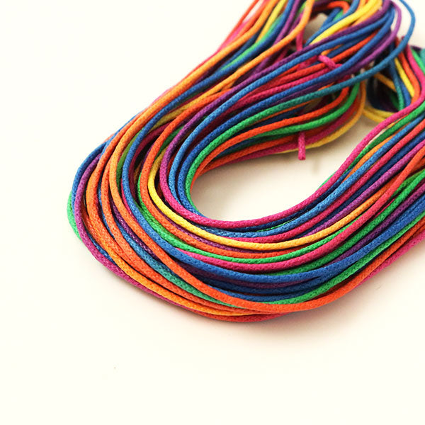 Cordón trenzado "Código de romance extra -Fine 0.8 mm Rainbow Dyeing Dye" Marchenart Fairy Art