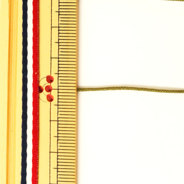 Cordón trenzado "Código de romance extra -Fine 0.8 mm Moss Green" Marchenart Fairy Art