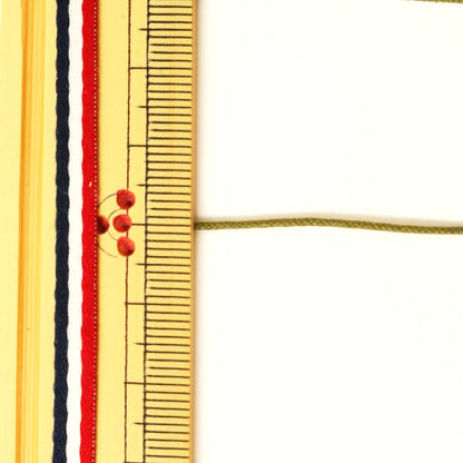 Cordón trenzado "Código de romance extra -Fine 0.8 mm Moss Green" Marchenart Fairy Art