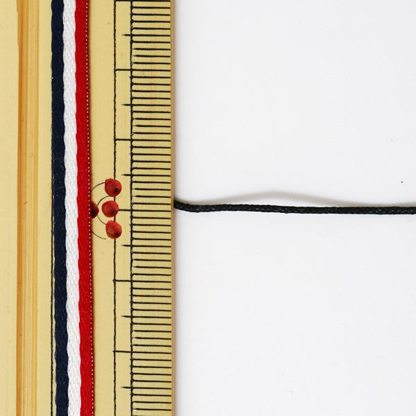 Cordón trenzado "Código de romance extra -Fine 0.8 mm negro" Marchenart Fairy Art