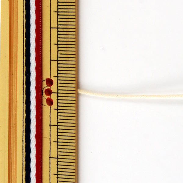 Cordón trenzado "Código de romance extra -Fine 0.8 mm de Off -White" Marchenart Fairy Art