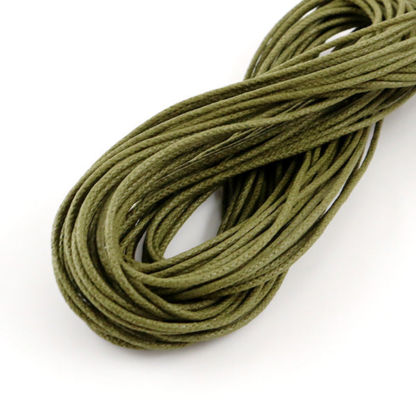 Cordón trenzado "Código de romance 1.5 mm Moss Green" Marchenart Fairy Art