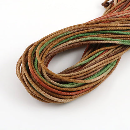 Cordón trenzado "Código de romance 1.5 mm de teñido de escenario marrón" Marchenart Fairy Art