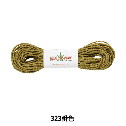 Hilo para manualidades "Hempen Wine Tipo 323 Color Moss Green" Marchenart Fairy Art