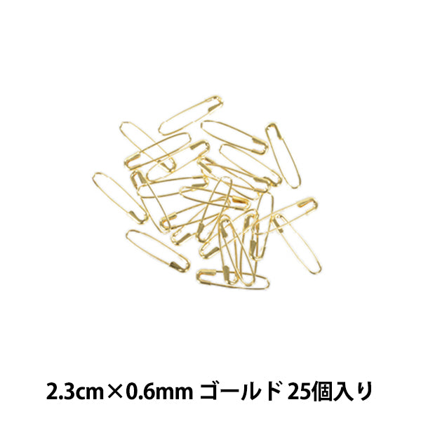 手芸金具 『くるりんピン 25個入り ゴールド G1006』 MARCHENART メルヘンアート