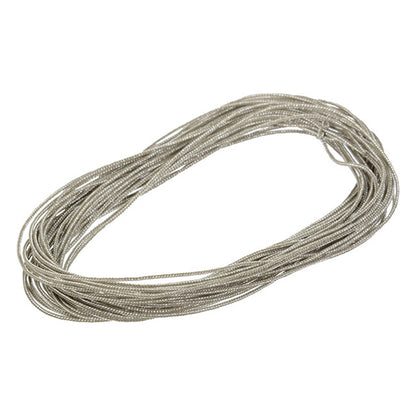 Fil d'artisanat "Largeur du cordon en acier inoxydable environ 0,6 mm 712 couleur Antique Silver" Marchenart Fairy Tale Art