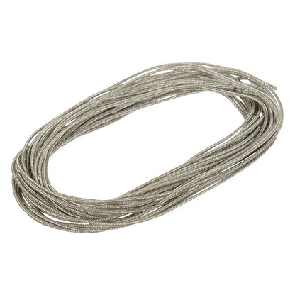 Fil d'artisanat "Largeur du cordon en acier inoxydable environ 0,8 mm 714 couleur antique argent" Marchenart Fairy Tale Art