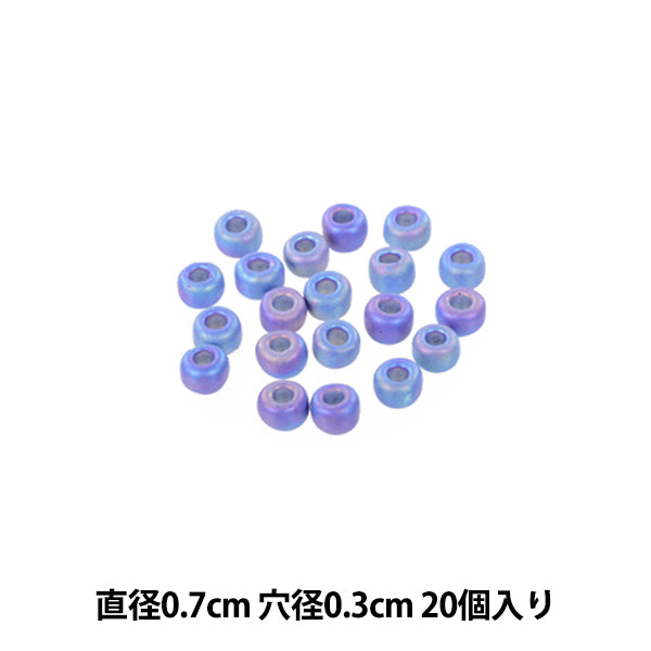 ビーズ 『マクラメグラスビーズ 7mm 20個入り AC907』 MARCHENART メルヘンアート