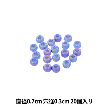 ビーズ 『マクラメグラスビーズ 7mm 20個入り AC907』 MARCHENART メルヘンアート