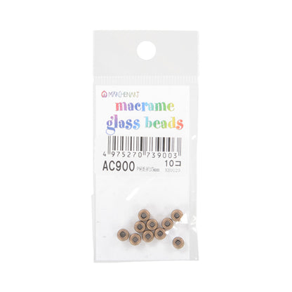 Perles "MacrameglasPerlesMini 5 mm 10 pièces AC900" Art de conte de fées Marchenart