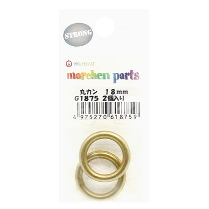 Handicraft parts "Strong parts round kan 18mm 2 pieces G1875"MARCHENART fairy tale art