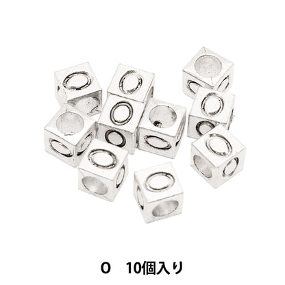 Cuentas "metalCuentas alfabetoCuentas O aprox. 7 x 7 mm 10 piezas incluyen "Marchenart Fairy Tale Art