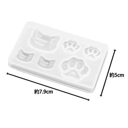 Molde de resina "Molde de silicio Cat/Path Paw MO-10"