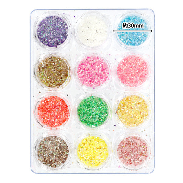 Matériaux de résine "Palette de bijoux 12 hologramme b ys-2-2"