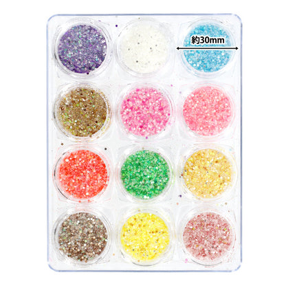 Matériaux de résine "Palette de bijoux 12 hologramme b ys-2-2"