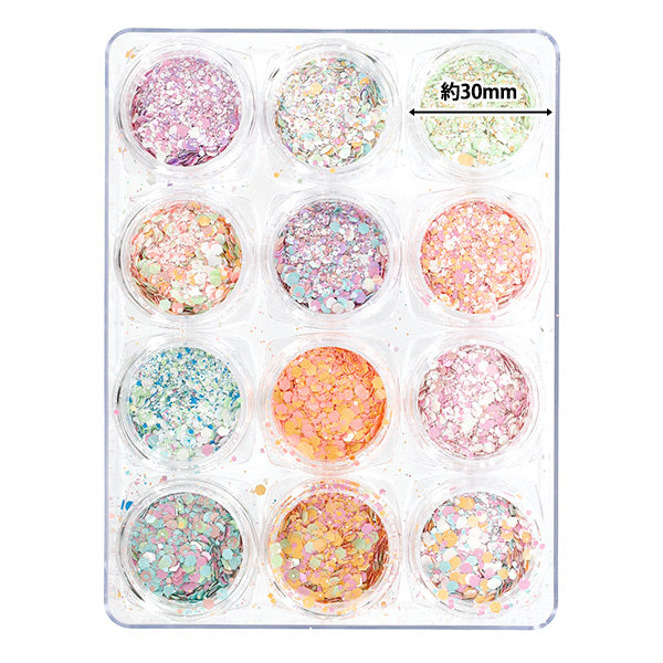 Resin Materials "Jewelry Palette 12 Hologram C YS-2-3"