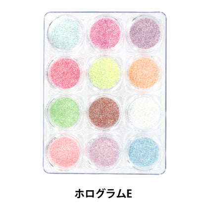 Matériaux de résine "Palette de bijoux 12 hologramme E YS-2-5"