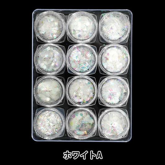 レジン材料 『ジュエリーパレット12 ホワイトA YS-2-10』