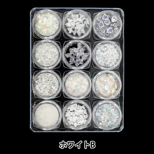 Resin Materials "Jewelry Palette 12 White B YS-2-13"