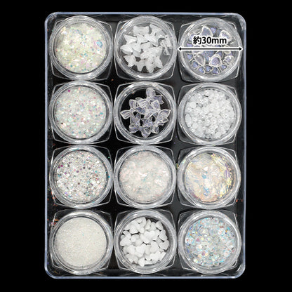 Resin Materials "Jewelry Palette 12 White B YS-2-13"