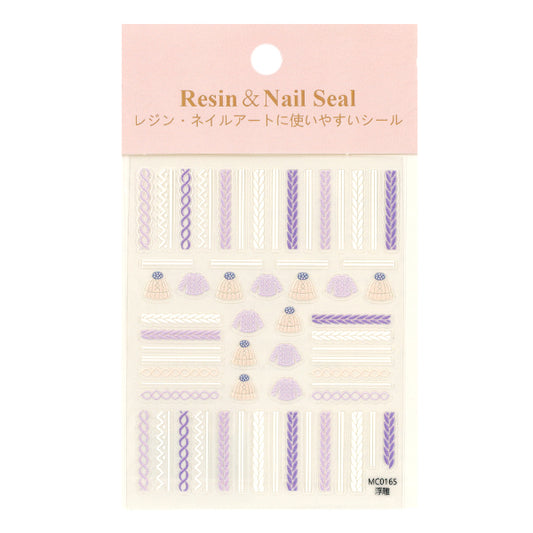 レジン材料 『レジン&ネイルシール ニット YS-2-49』