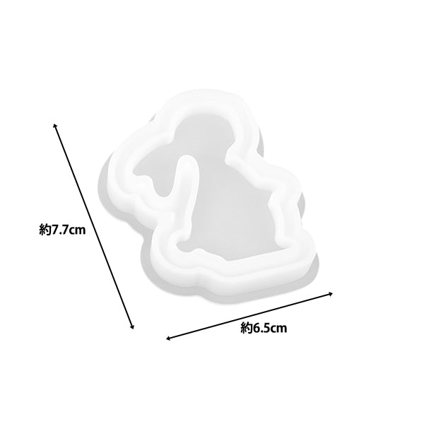 Moule en résine ``Moule en silicone shaker lapin MO-13"