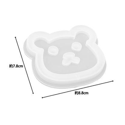 Resin mold ``Silicon mold shaker bear MO-15"