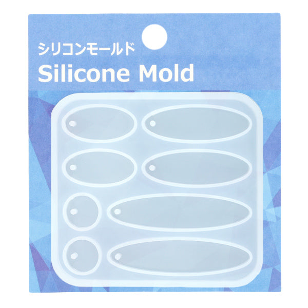 Moule en résine ``Moule en silicone plaque d'étiquette Ovale 1 MO-25"