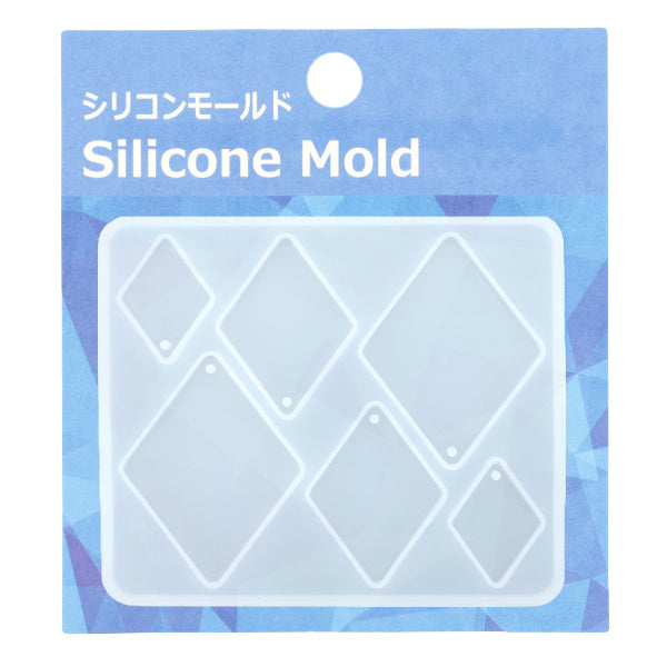 Moule en résine `` Moule en silicone plaque d'étiquette diamant MO-29"