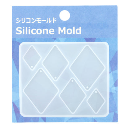 Moule en résine `` Moule en silicone plaque d'étiquette diamant MO-29"