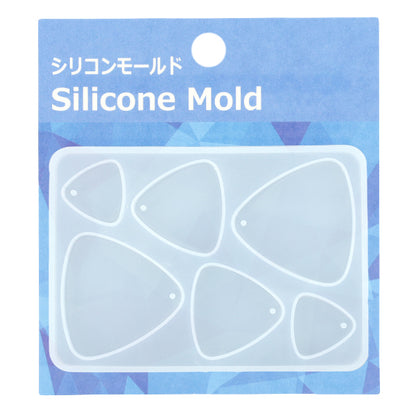 Moule en résine ``Moule en silicone plaque d'étiquette triangle 2 MO-31"