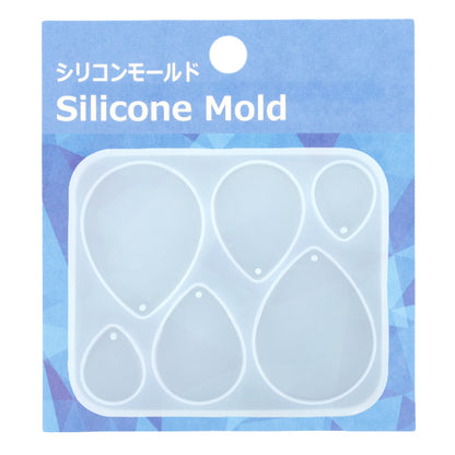 Moule en résine ``Moule en silicone étiquette plaque goutte MO-32"