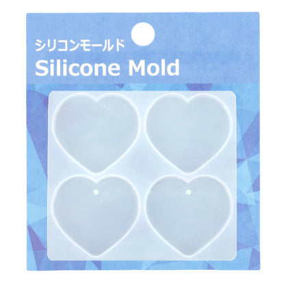 레진금형``실리콘 몰드 태그 플레이트 하트 MO-37"