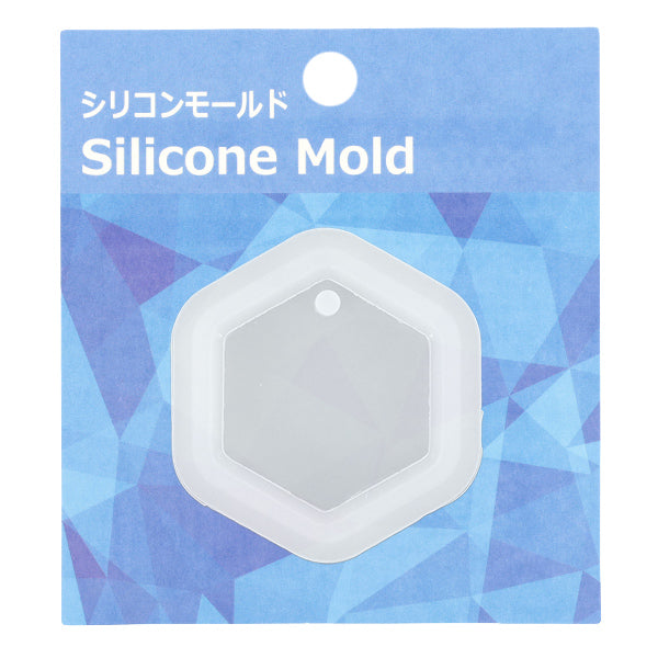 Resin mold "Silicon mold tag series Hexagon MO-23""