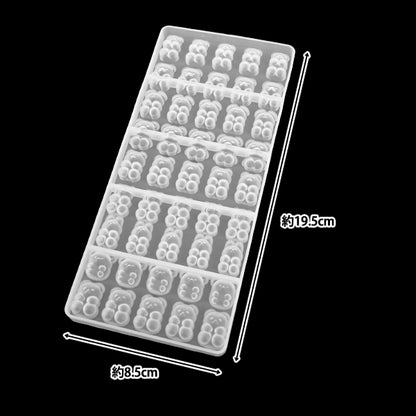 Resin mold ``Silicone mold gummy bear/rabbit MO-62"
