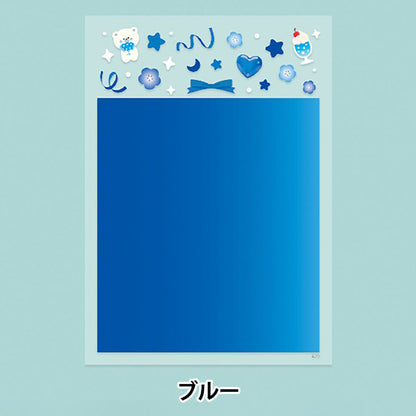 Материал смолы "Белый дизайн пленка Blue PPF-429" Эруберу