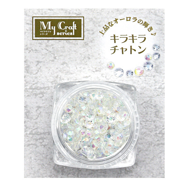 Zubehörmaterial "Glitter Chaton 3mm RS-901" Eruberu