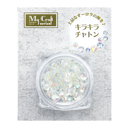 Zubehörmaterial "Glitter Chaton 4mm RS-902" Eruberu