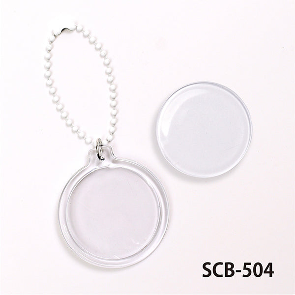 수예부품 "아크릴 키 홀더 마루 SCB-504』 ERUBERU 엘베르