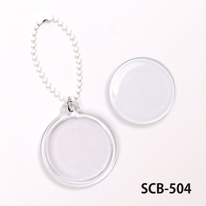 수예부품 "아크릴 키 홀더 마루 SCB-504』 ERUBERU 엘베르