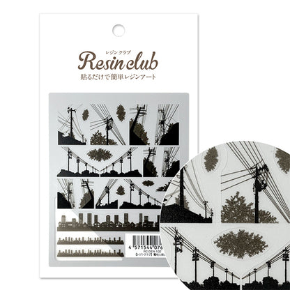 Harzmaterial "Harzdichtung Elektrische Pole und Straßenlandschaften, beide Seiten RC-DEN-102" Harzclub