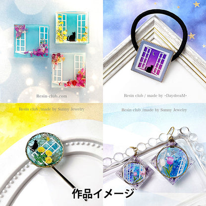 Matériau en résine "Cadre de fenêtre blanc RC-MDF-101" Club de résine